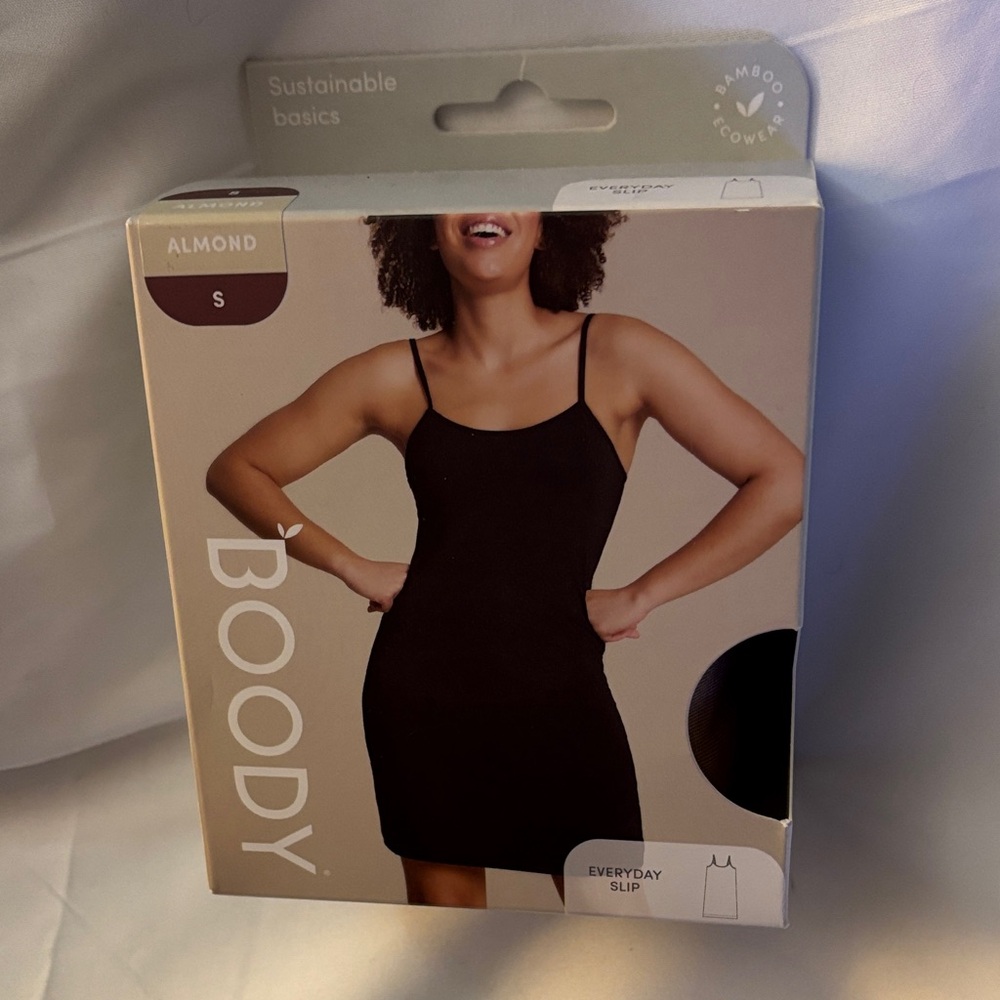 BOODY Bamboo almond colored everyday slip dress